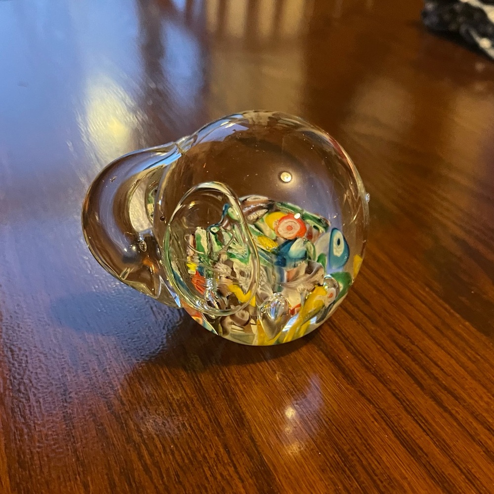 Vintage Elephant Paperweight.